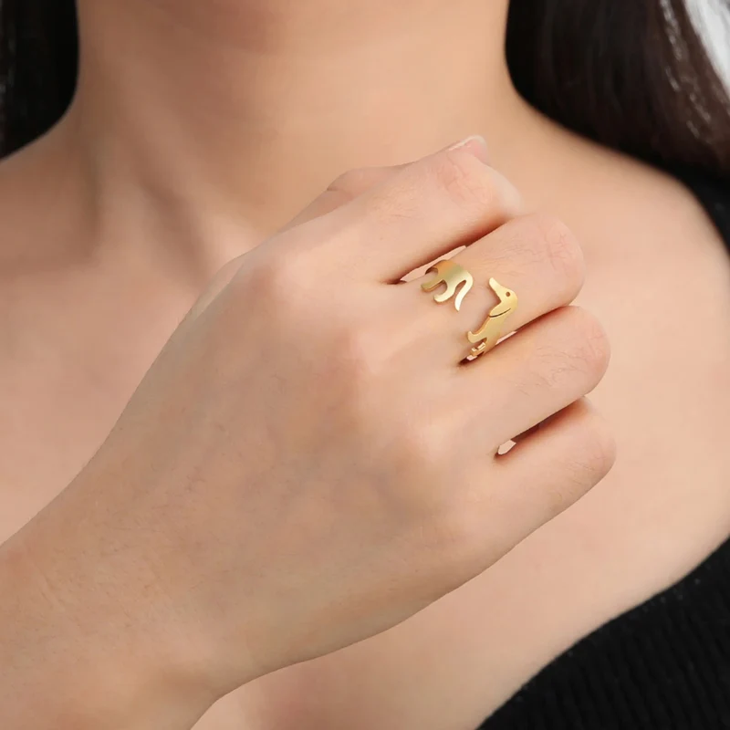 Bague Chien Ajustable