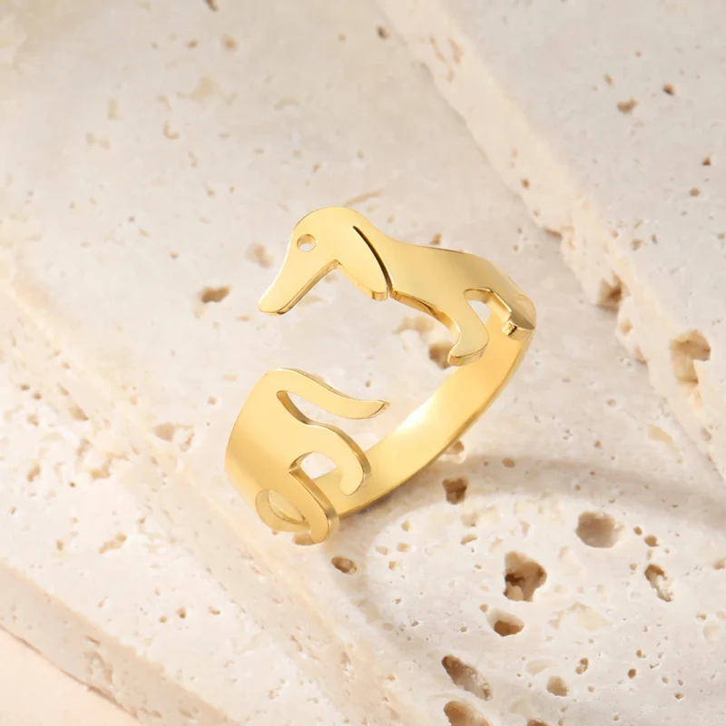 Bague Chien Ajustable