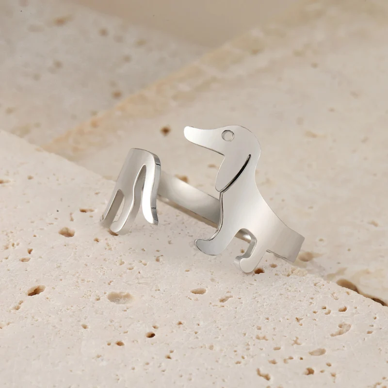 Bague Chien Ajustable