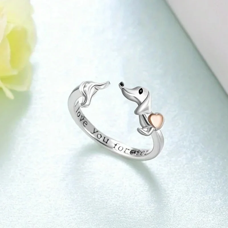 Bague Chien Love You