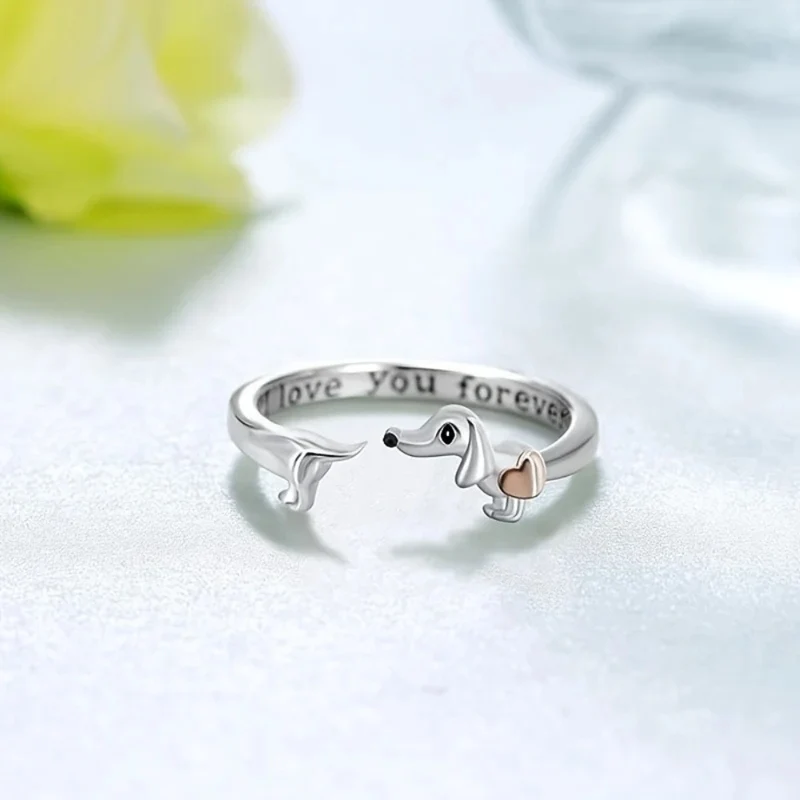 Bague Chien Love You
