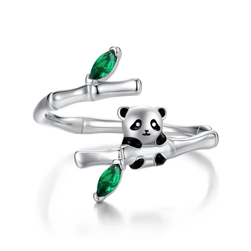 Bague Panda Argent