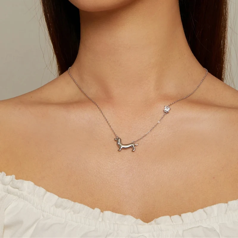 Collier Teckel Femme