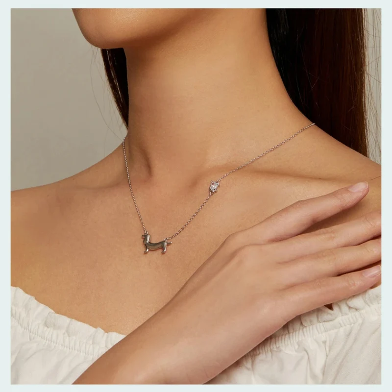 Collier Teckel Femme