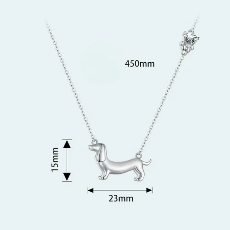 Collier Teckel Femme