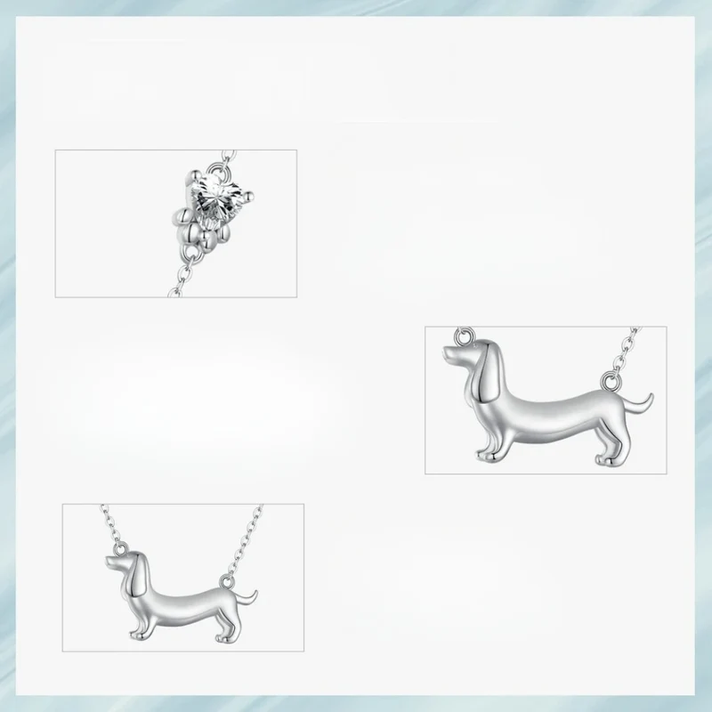 Collier Teckel Femme