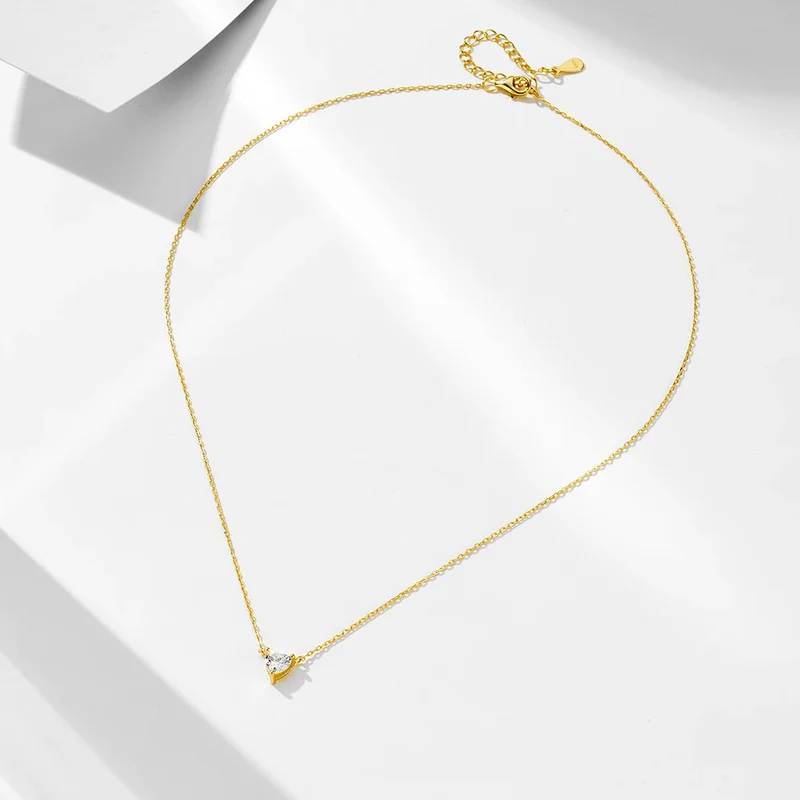 Collier Diamant Cœur