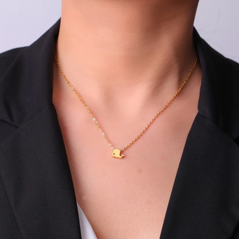 Collier Pendentif Baleine Femme