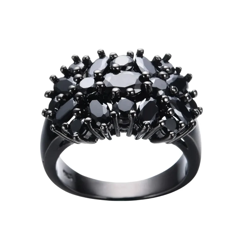 Bague Quartz Noire