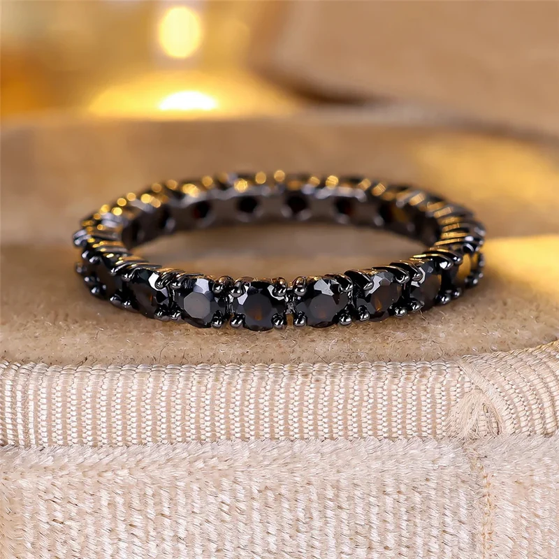 Bague Noire Fine