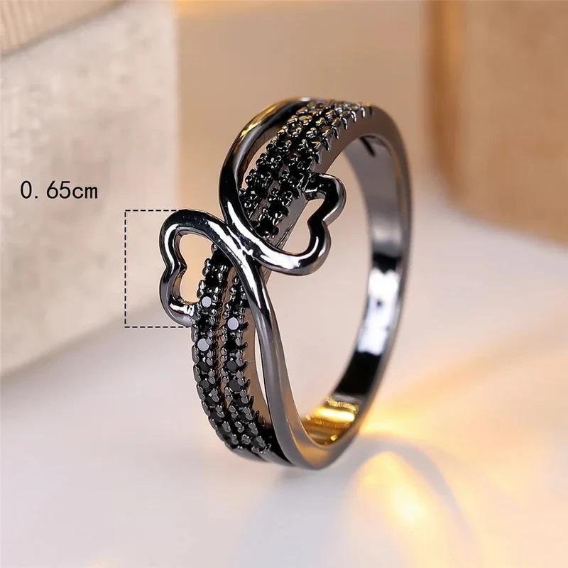 Bague Noire Love