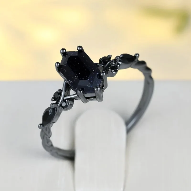 Bague Noire Nuit