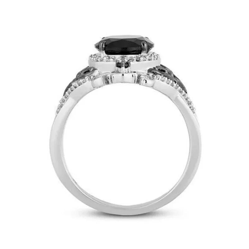 Grosse Bague Noire Femme