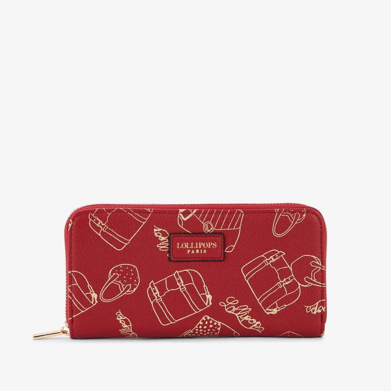 Grand portefeuille rouge Sya