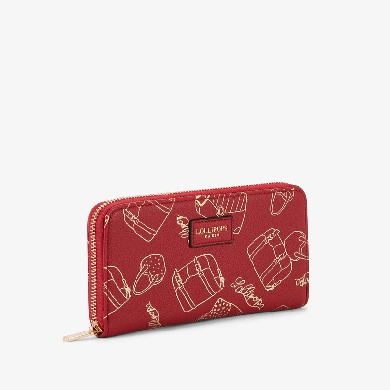 Grand portefeuille rouge Sya