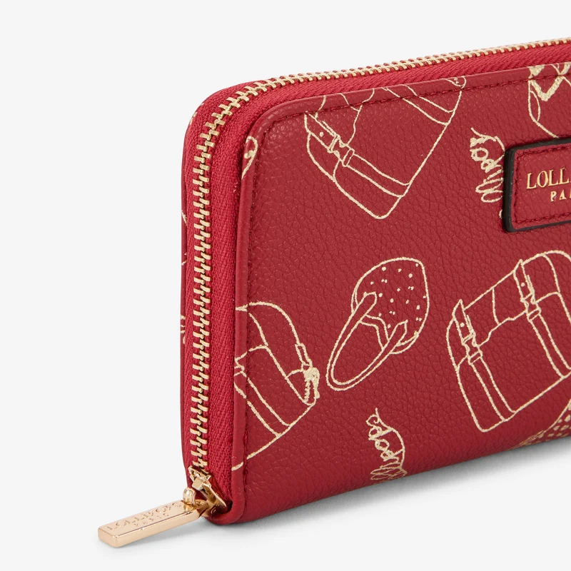Grand portefeuille rouge Sya