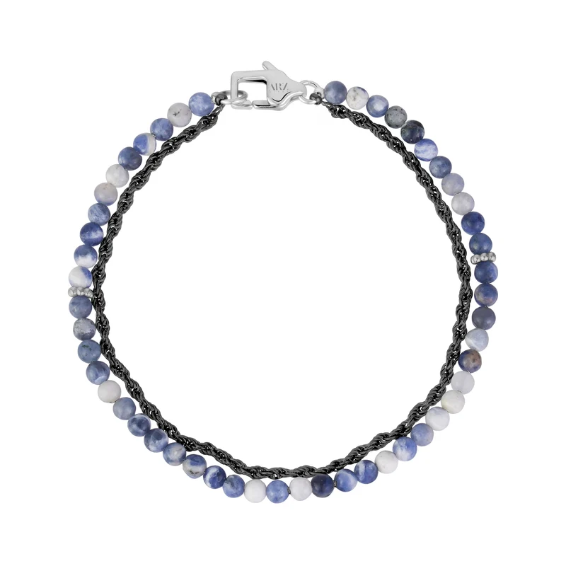 Bracelet de cordes et de perles