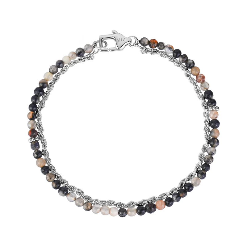 Bracelet de cordes et de perles