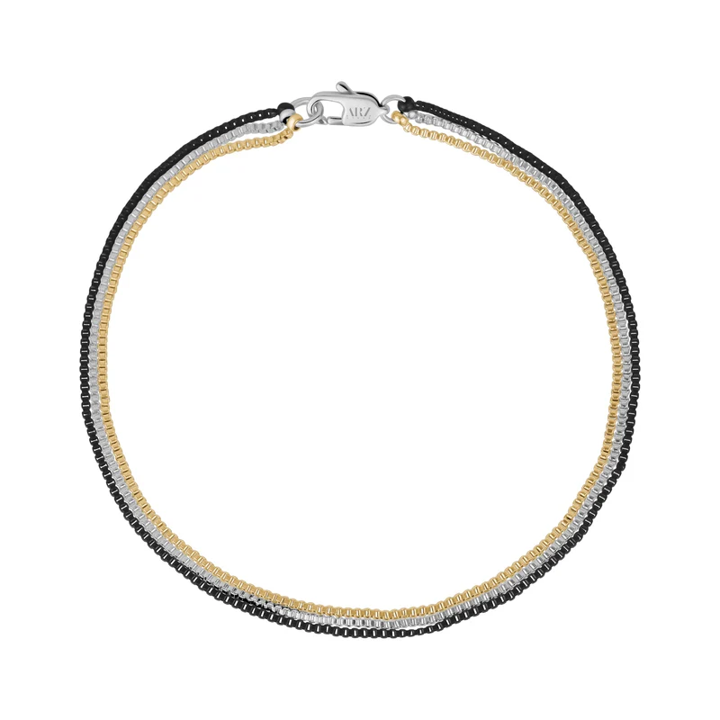 Bracelet minimaliste tricolore