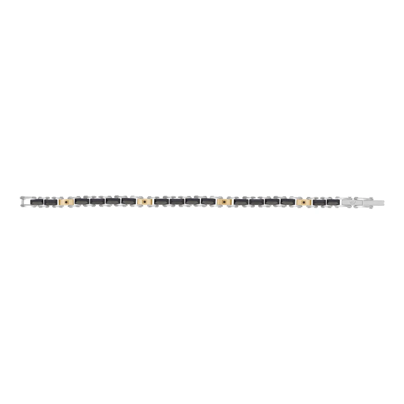 Bracelet en céramique et fusion d'or