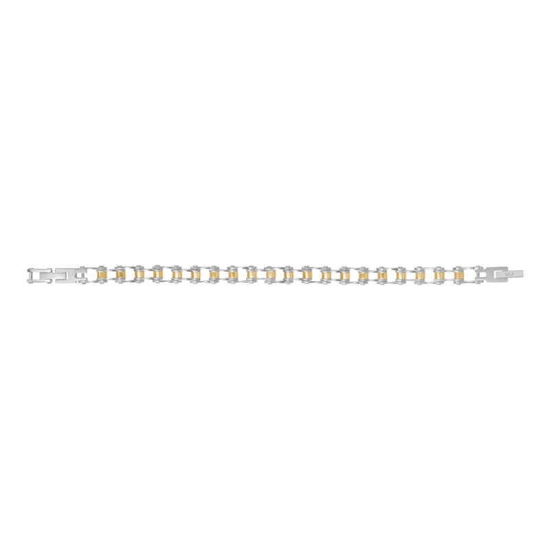 Bracelet cavalier bicolore