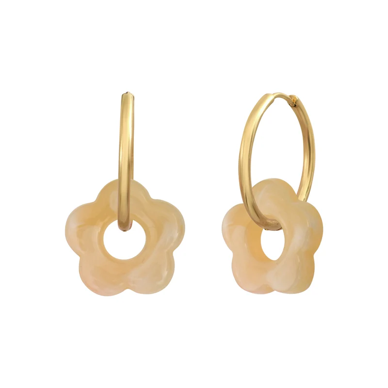 Boucles d'oreilles Flower 20mm
