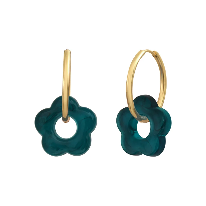 Boucles d'oreilles Flower 20mm