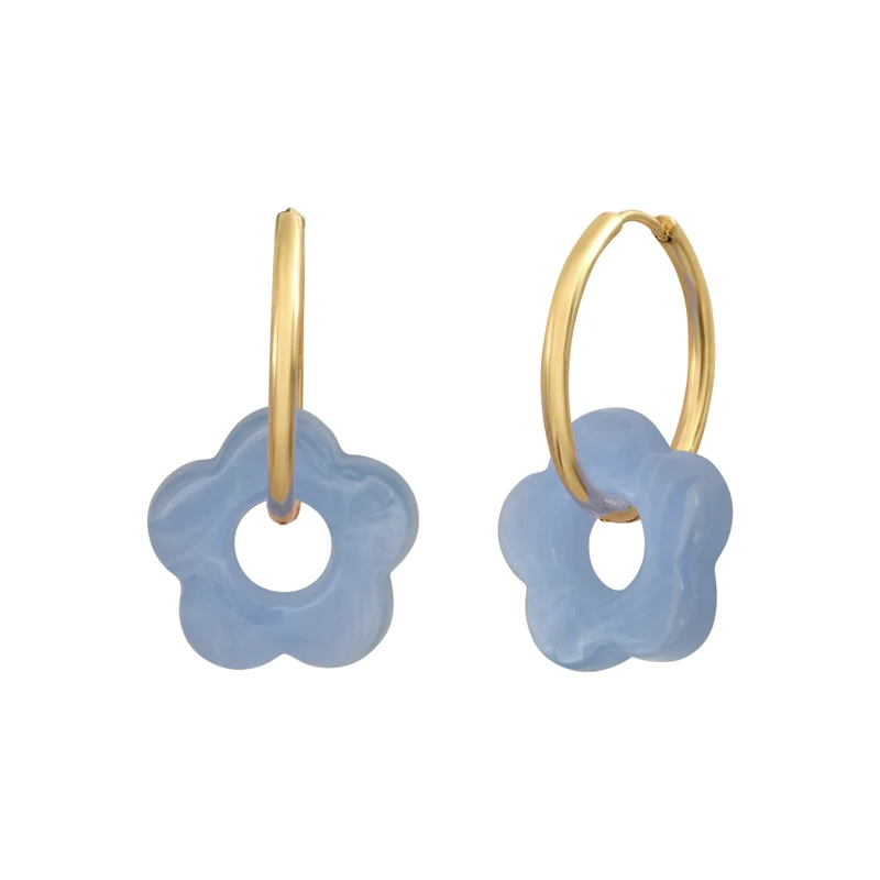 Boucles d'oreilles Flower 20mm