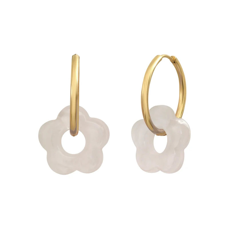 Boucles d'oreilles Flower 20mm