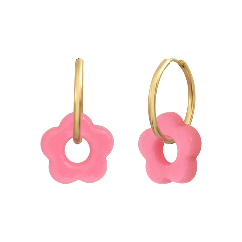Boucles d'oreilles Flower 20mm
