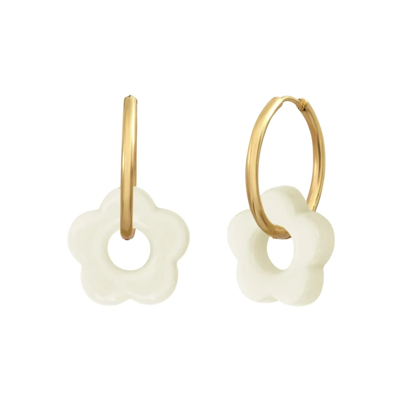 Boucles d'oreilles Flower 20mm