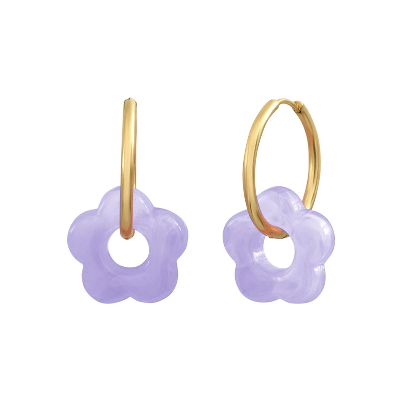 Boucles d'oreilles Flower 20mm