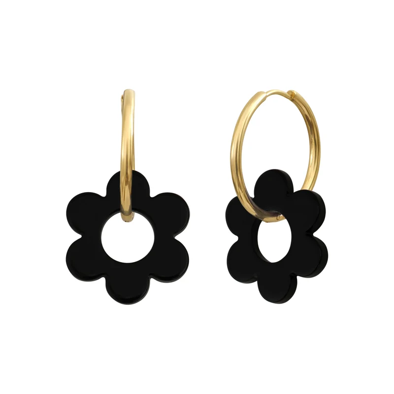 Boucles d'oreilles Flower 25mm