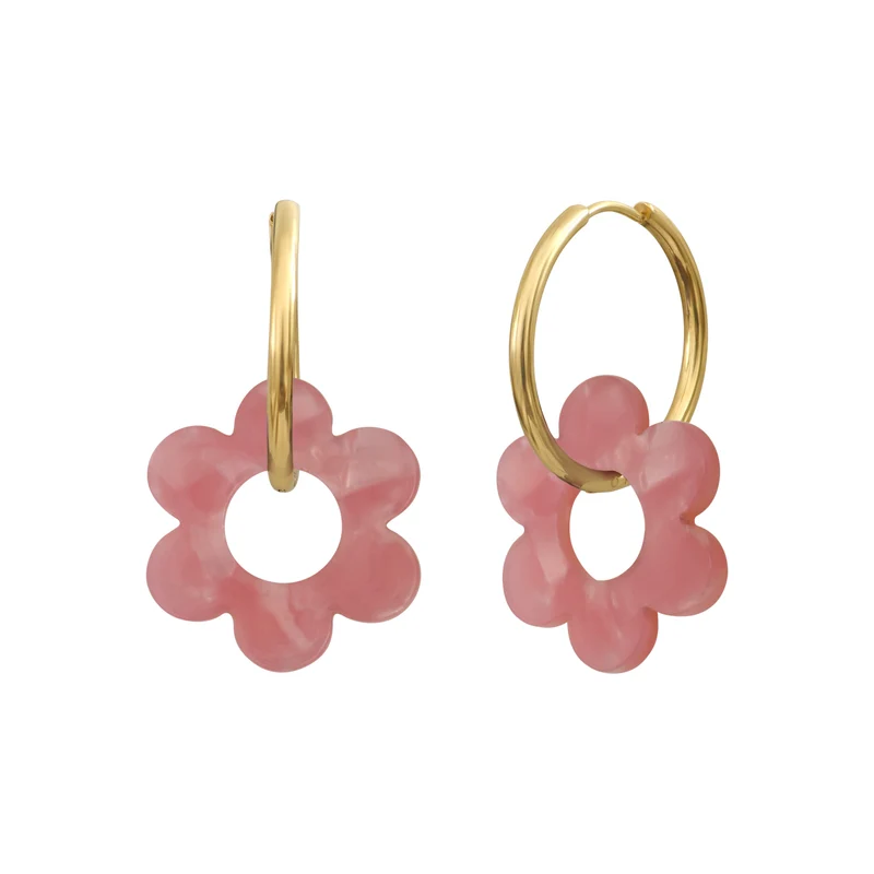 Boucles d'oreilles Flower 25mm
