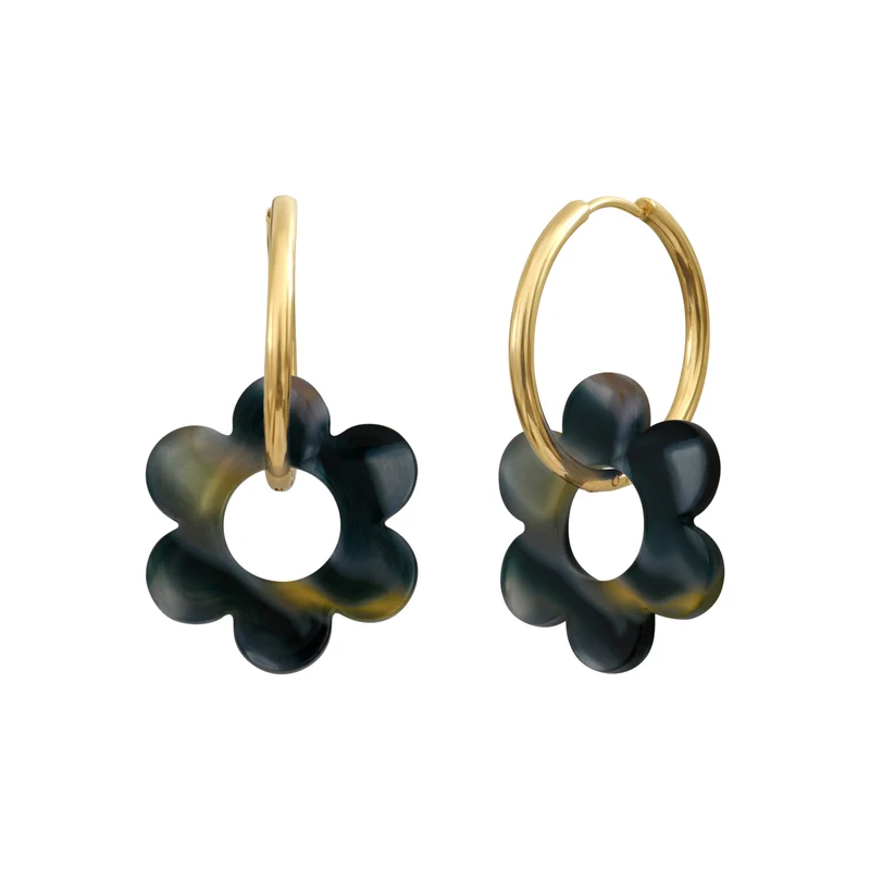 Boucles d'oreilles Flower 25mm