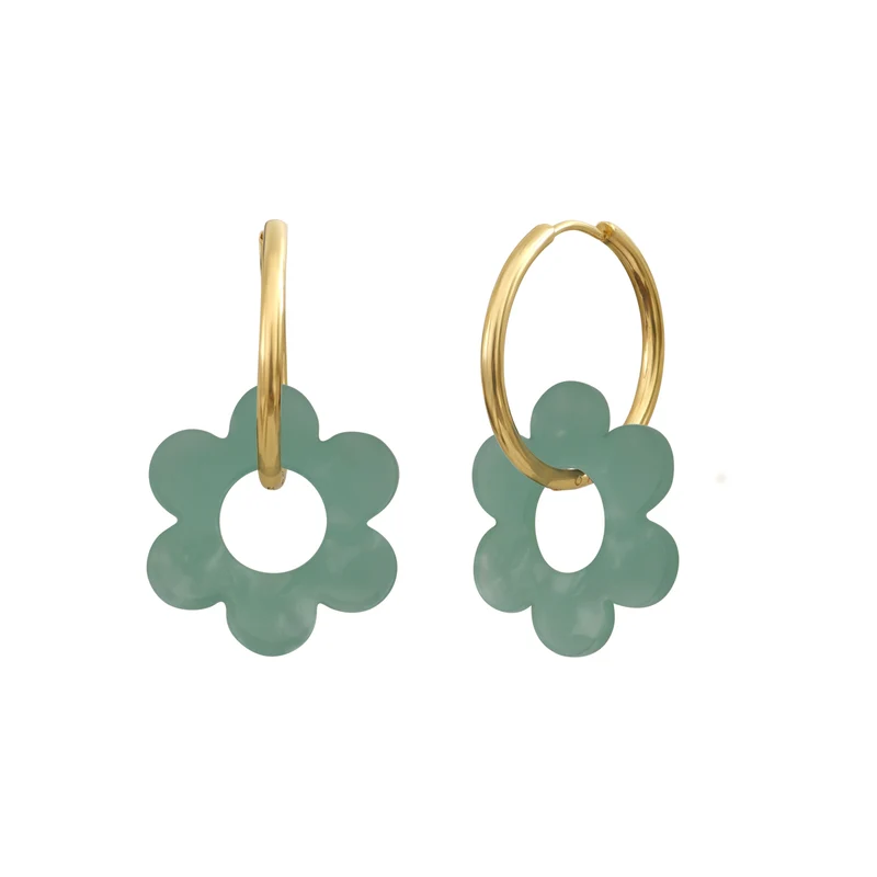 Boucles d'oreilles Flower 25mm
