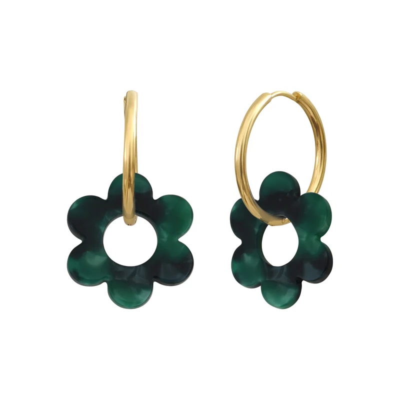 Boucles d'oreilles Flower 25mm