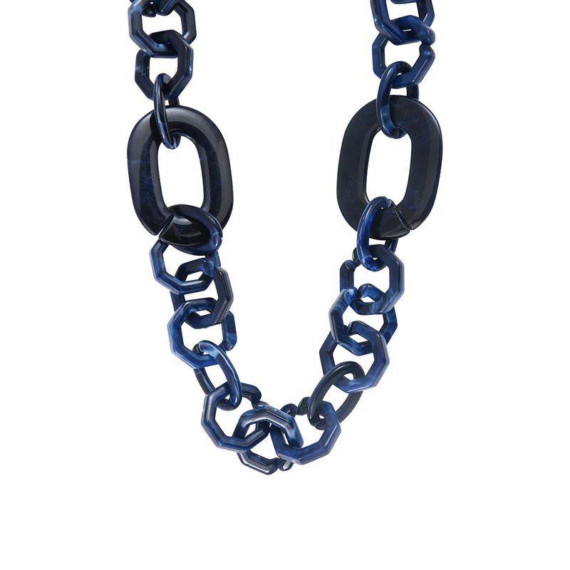 Collier Saga en Acétate Marine