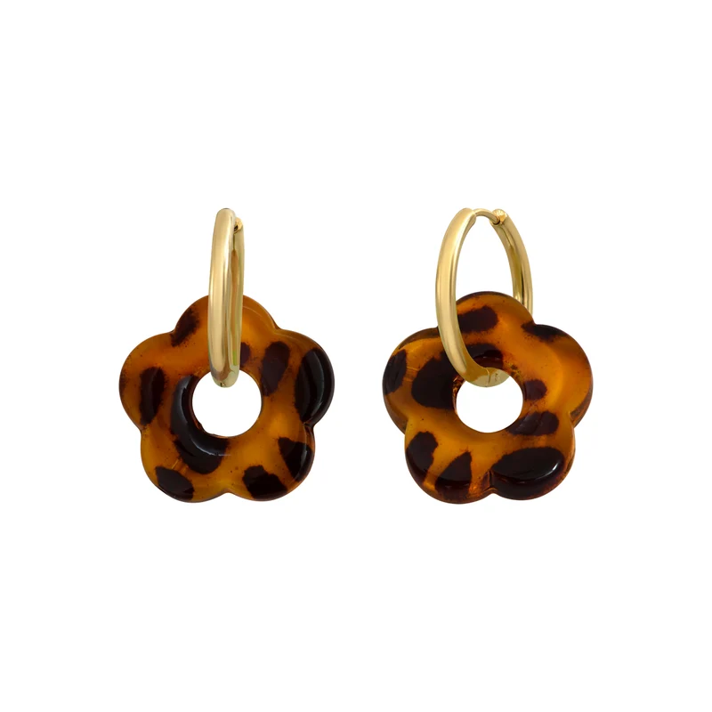 Boucles d'oreilles Flower 24mm