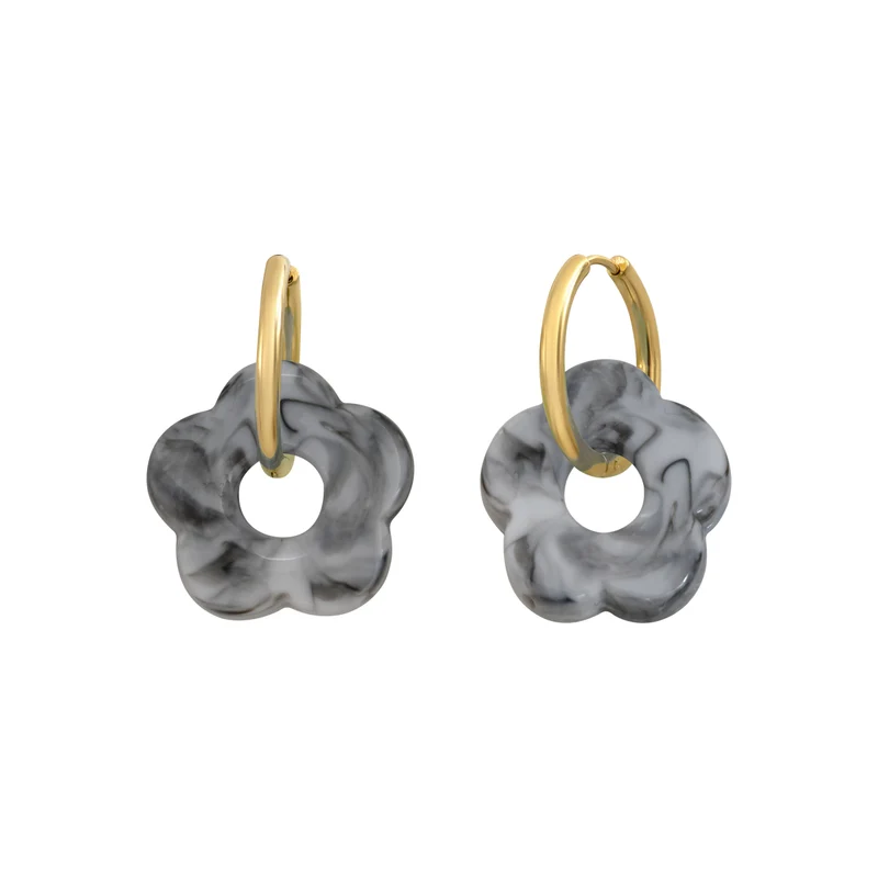 Boucles d'oreilles Flower 24mm