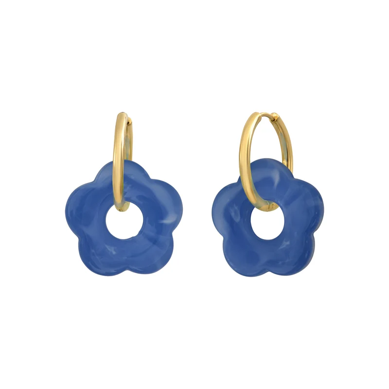 Boucles d'oreilles Flower 24mm