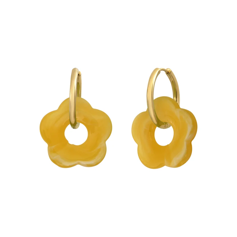 Boucles d'oreilles Flower 24mm