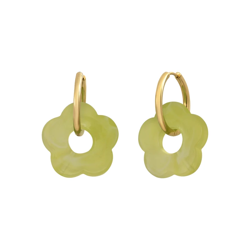 Boucles d'oreilles Flower 24mm