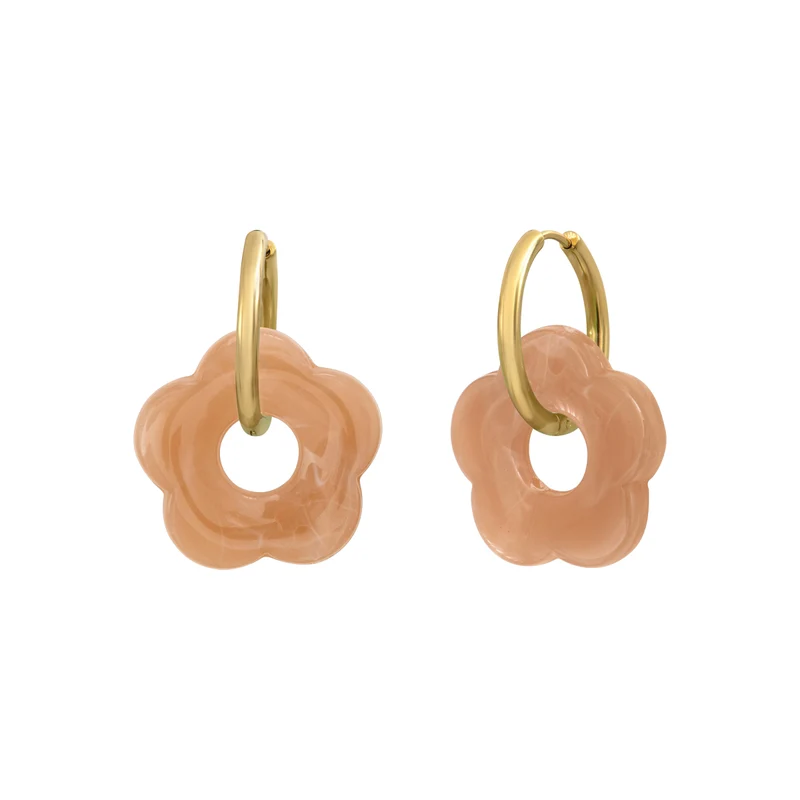 Boucles d'oreilles Flower 24mm
