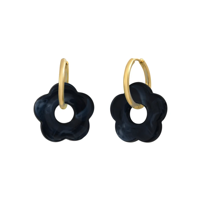 Boucles d'oreilles Flower 24mm