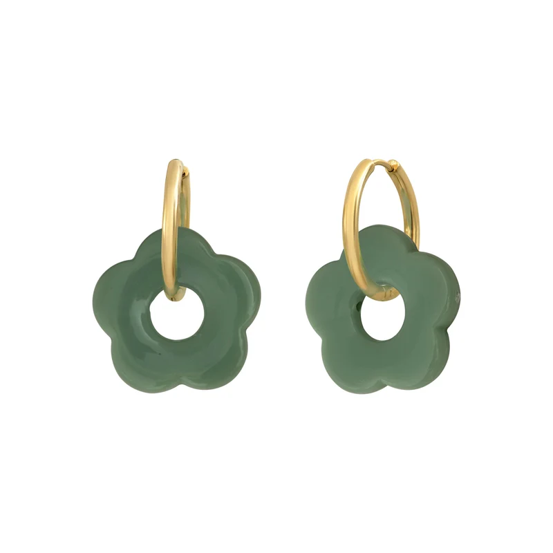 Boucles d'oreilles Flower 24mm