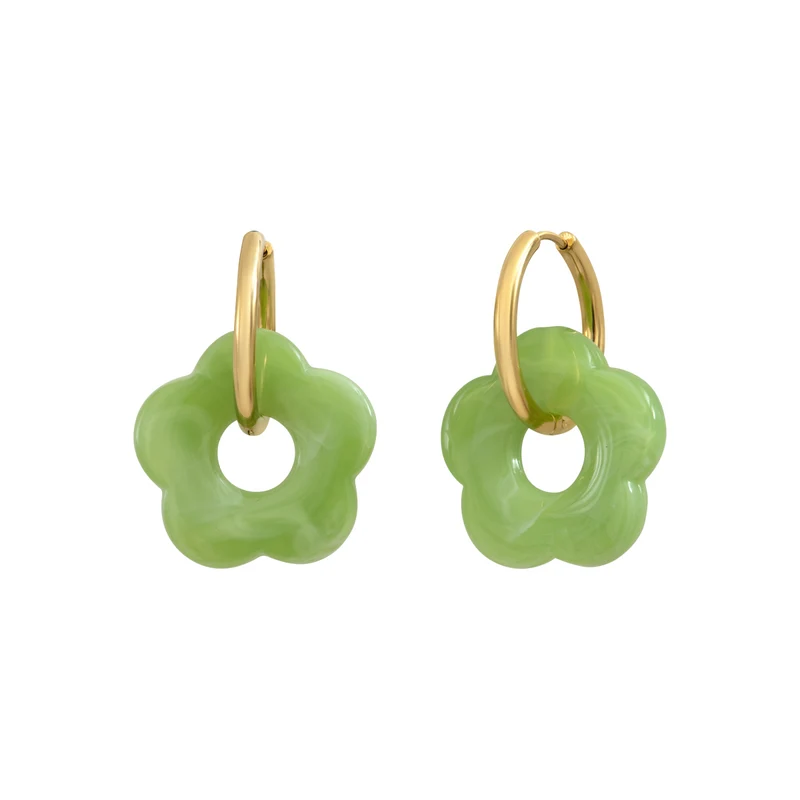 Boucles d'oreilles Flower 24mm