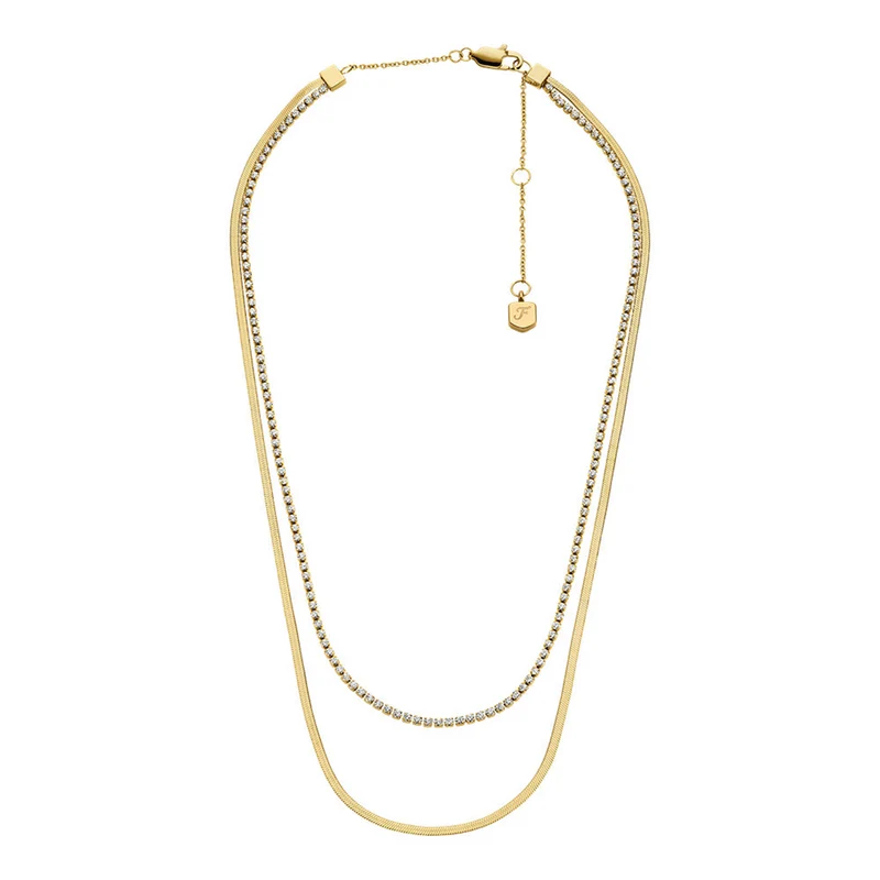 Fossil Ellis Stainless Steel Necklace JF04939710