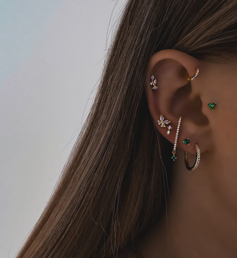 PIERCING "JUDI GREEN"