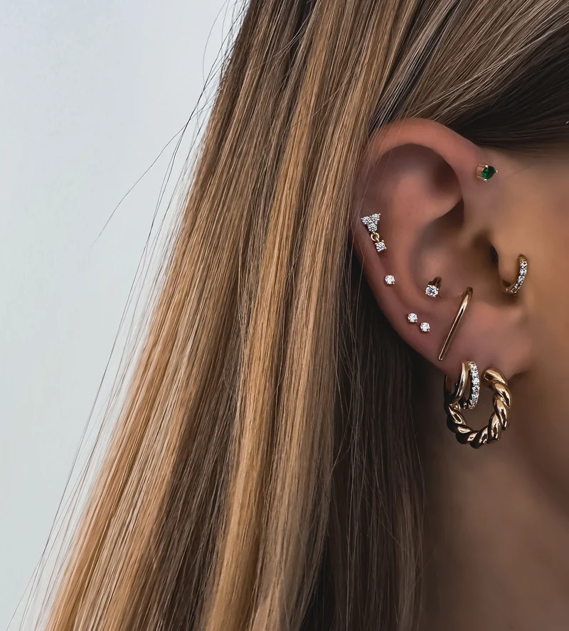 PIERCING "JUDI GREEN"